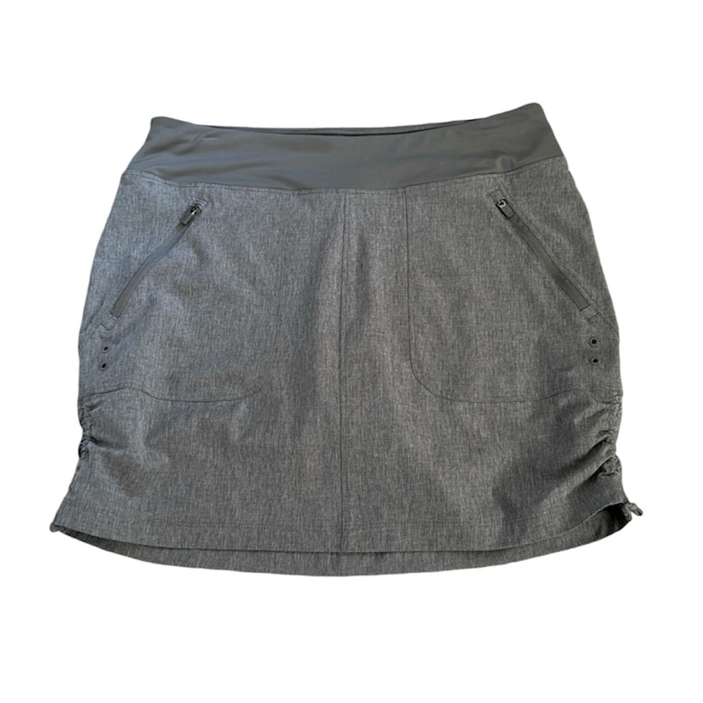 Kyodan Gray Skirt With Built-In Shorts & Pockets